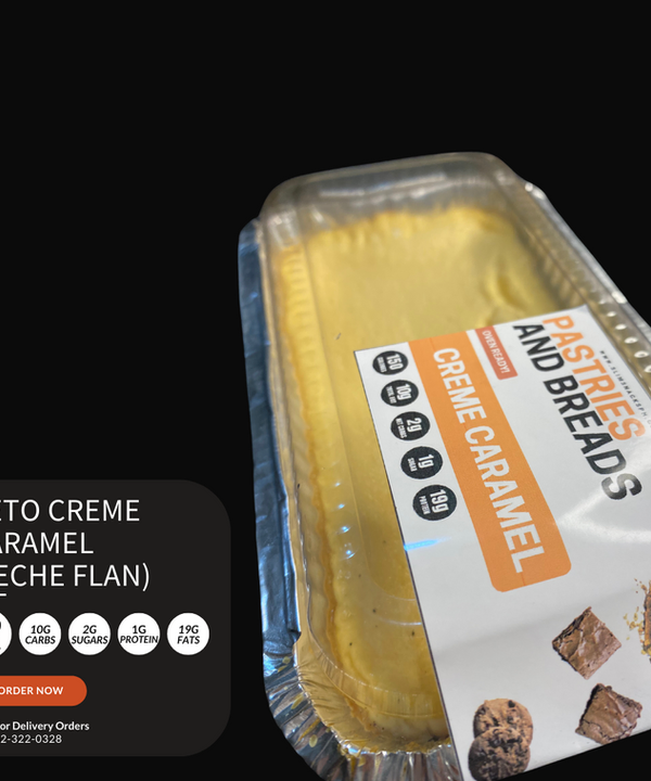Keto Creme Caramel (Leche Flan) 4x7