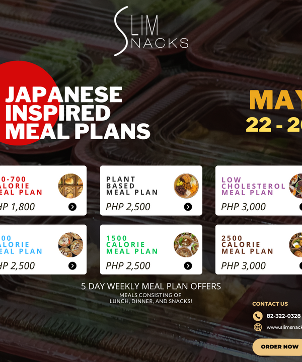 Meal Plans for May 22 to 26 Is Out