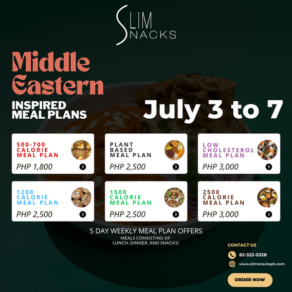 Middle eastern meal plans july