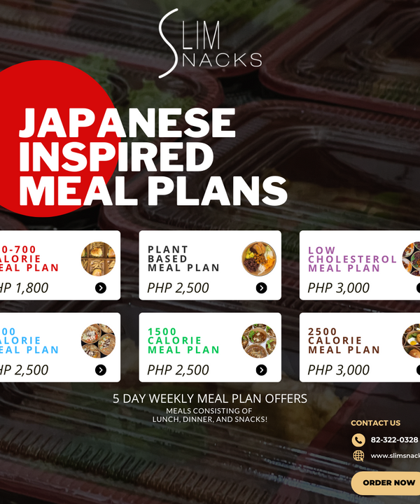 May 15 - 19 Japanese Infused Meal Plan Is Out