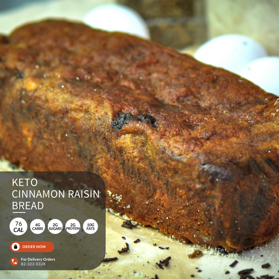 Low Carb Cinnamon Raisin Bread