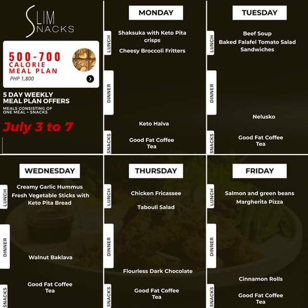 Middle eastern meal plans july